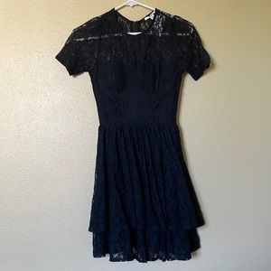 Tiered lace dress